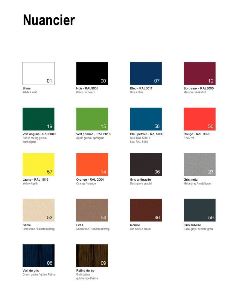 Nuancier Roger Pradier by MEGALUX 33